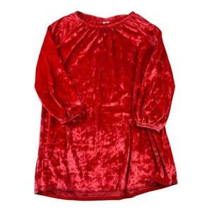 Harper Canyon Red Velvet Dress Girls Size 4
